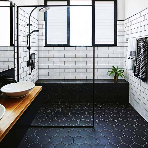 Wet room flooring